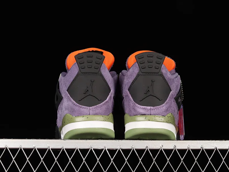 All categories Air Jordan Jordan series basketball shoes Air Jordan 4 Air Jordan 4 Retro "Canyon Purple" AJ4 Joe 4 purple suede basketball shoes AQ9129-500